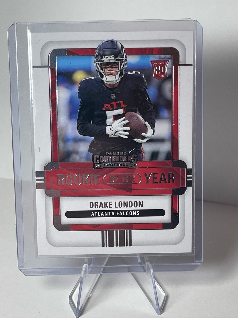 Drake London 2022 Panini Contenders #ROY-DLO Rookie of the Year